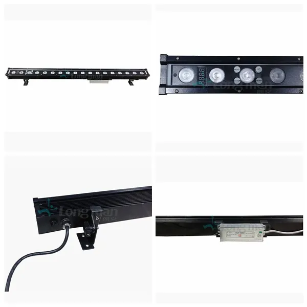 New High Power 18PCS*3W 3-in-1 RGB LED Wall Washing