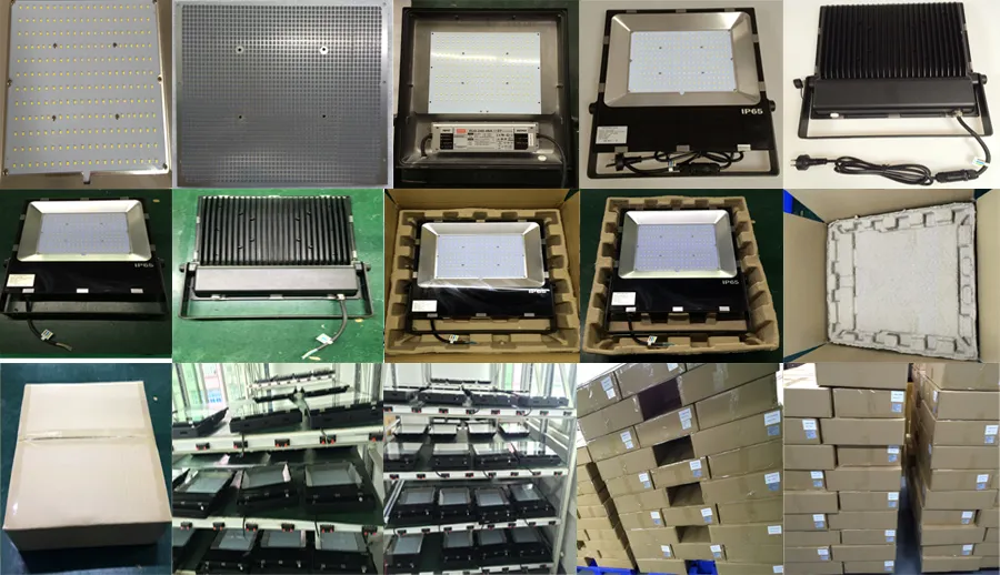Newest Lamp 180 Light Projector 10W/20W/30W/50W/100W/150W/200W Square Truck Car 100-277V LED Flood Work Light