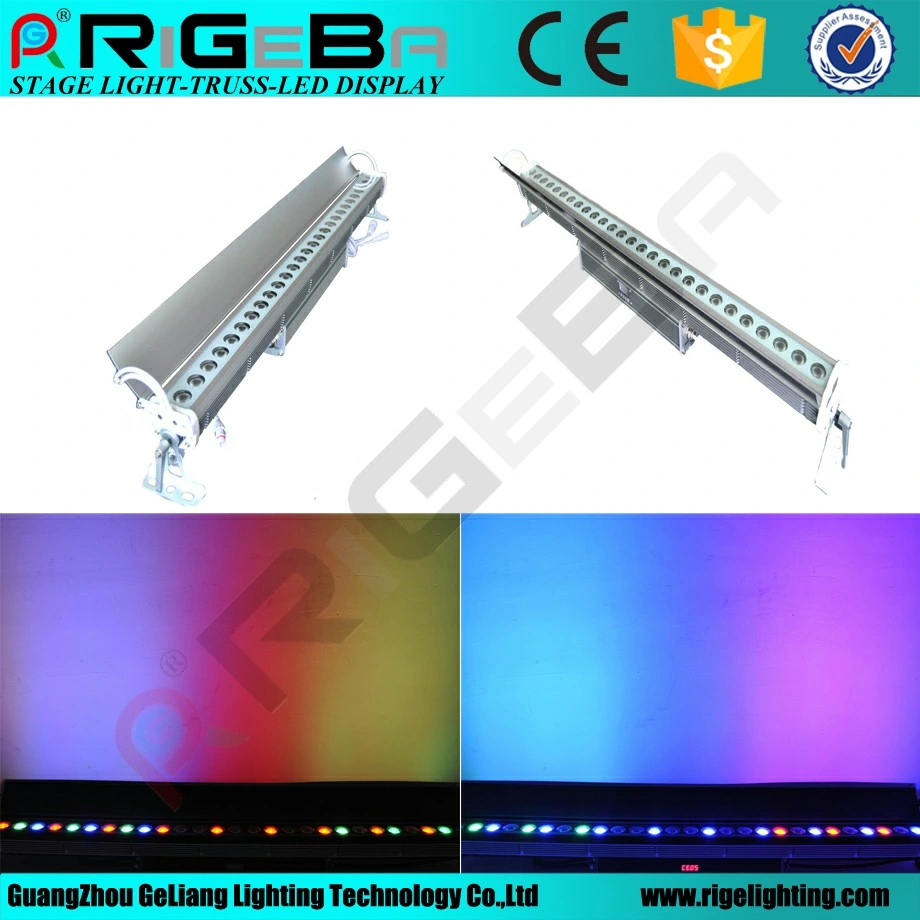 Rigeba 27*3W Waterproof LED UV Black Wall Washer Light for Club