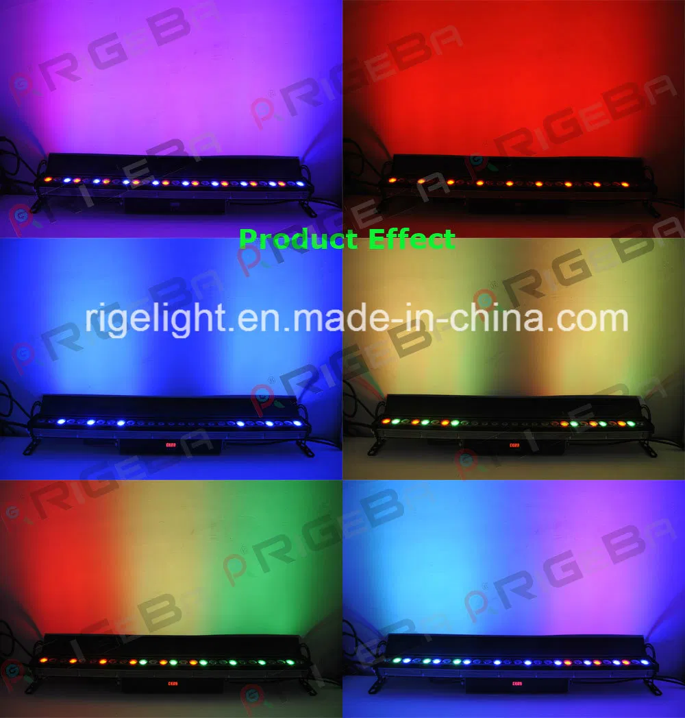 Rigeba 27*3W Waterproof LED UV Black Wall Washer Light for Club