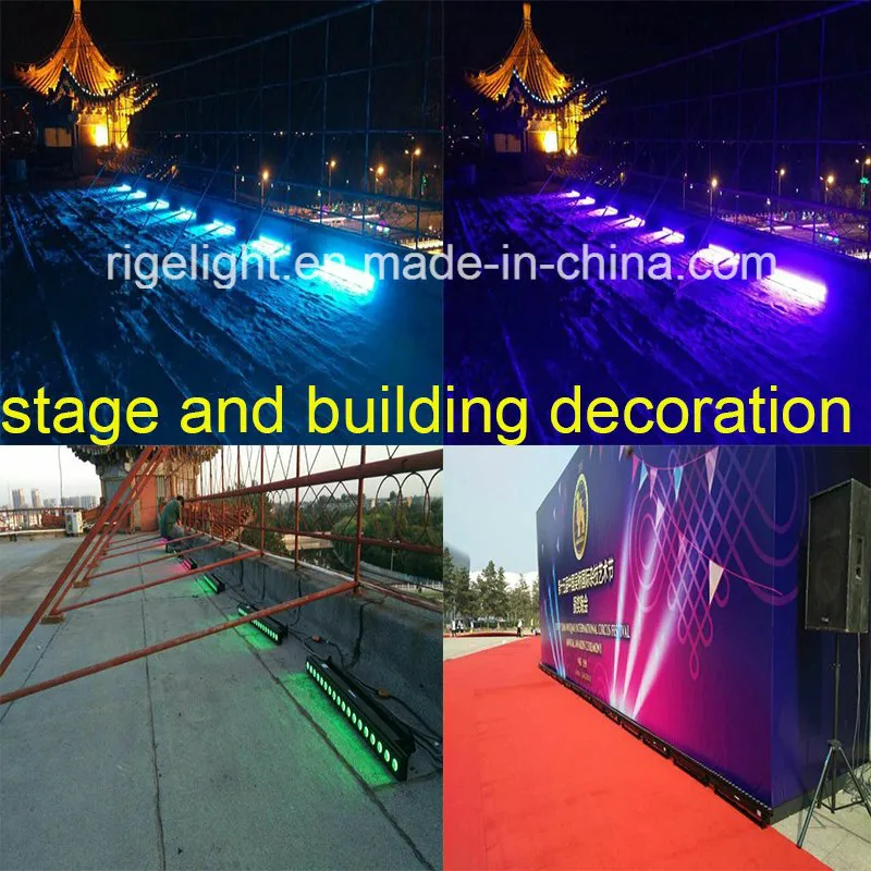 Rigeba Disco DJ Stage18X8w RGBW 4in1 Indoor LED Wall Washer Light for Landscape
