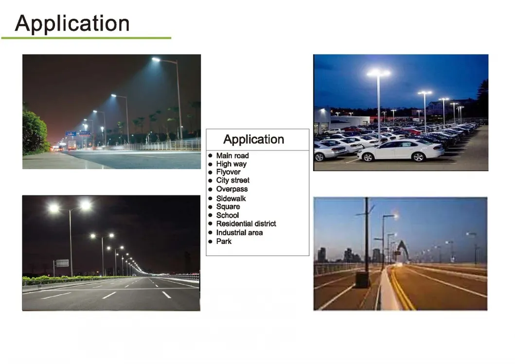 Rygh Tech IP67 Ik10 100W LED Street Light with Tempered Glass and Lens