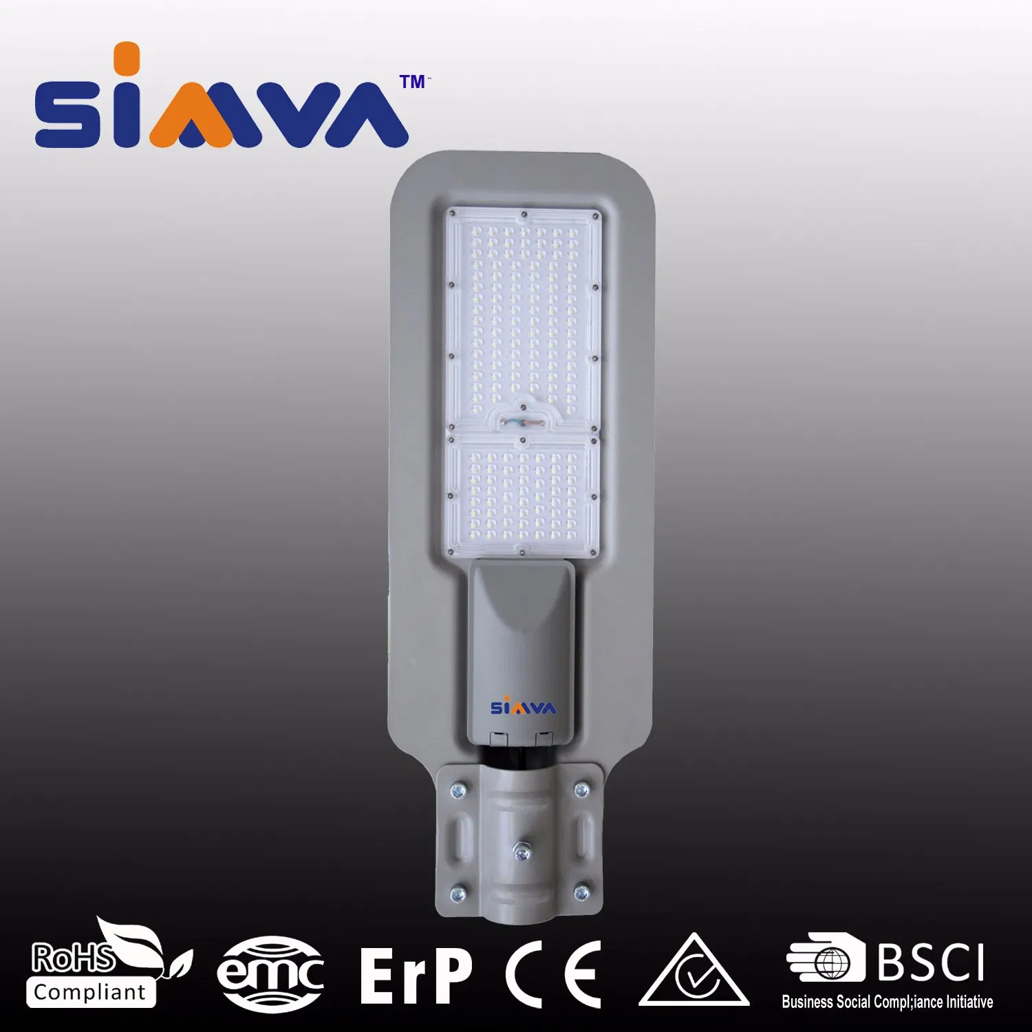 Simva Outdoor Lighting LED Streetlight 150W 15000lm 4000~6500K 85-265V IP65 Ra80 PF0.9, 140deg *70deg Water Proof IP65 with Ce Approved