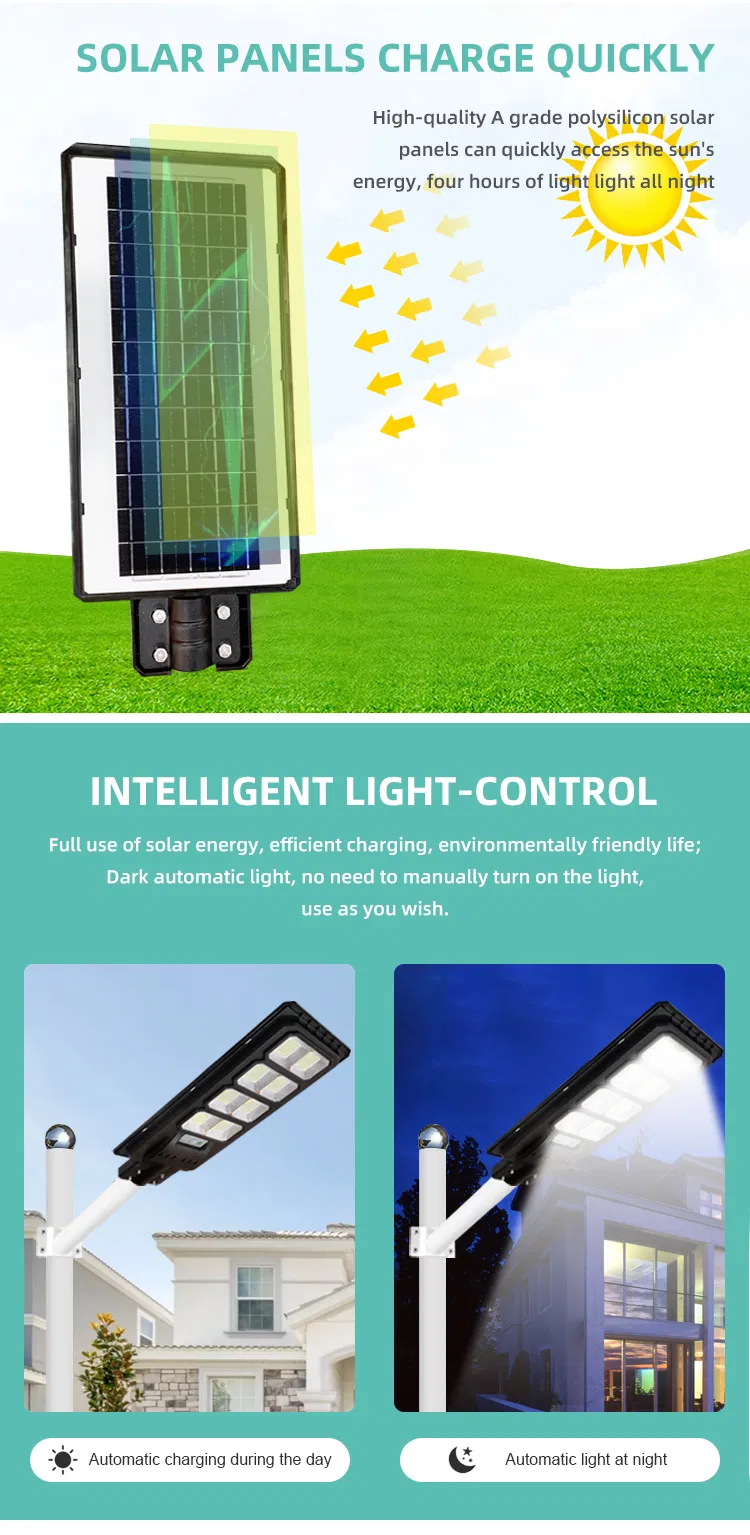Solar LED Street Light Road Light All in One Streetlight