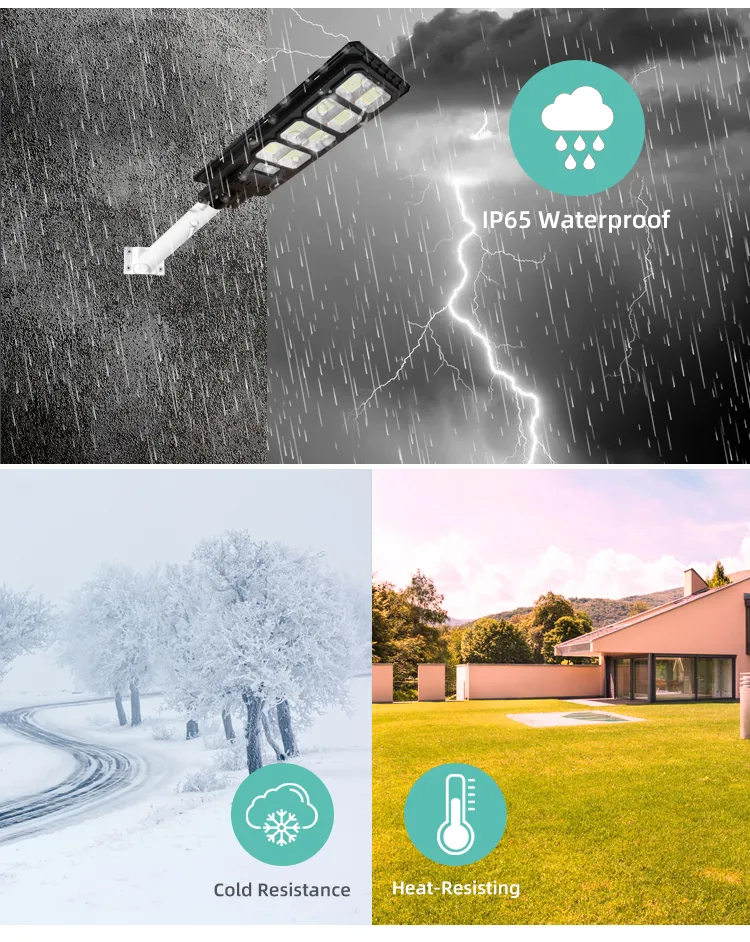 Solar Street Light Remote Control LED Solar 30W Road Lamp