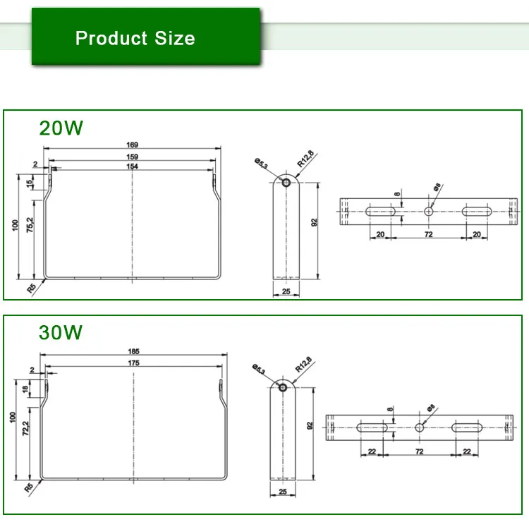 Stable Quality Performance 20W-400W New Ultra-Thin LED Flood Light