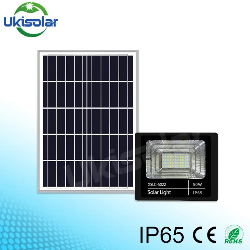 Ukisolar Outdoor Portable Emergency Work Light 50W 100W 150W 200W Rechargeable LED Flood Light