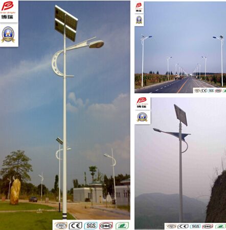 with Battery and Hang on Pole 36W LED Solar Streetlight