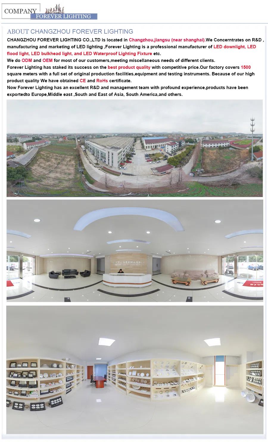 Yh-FL-SMD-200W AC86V-265V COB High Power LED Flood Light